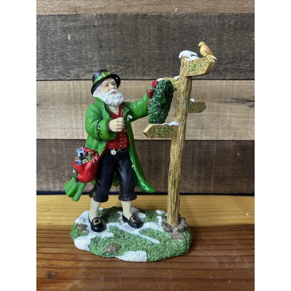 Vtg Pipka Irish Santa Collection Emerald Isle Limited Edition #30 In Box - Picture 1 of 8